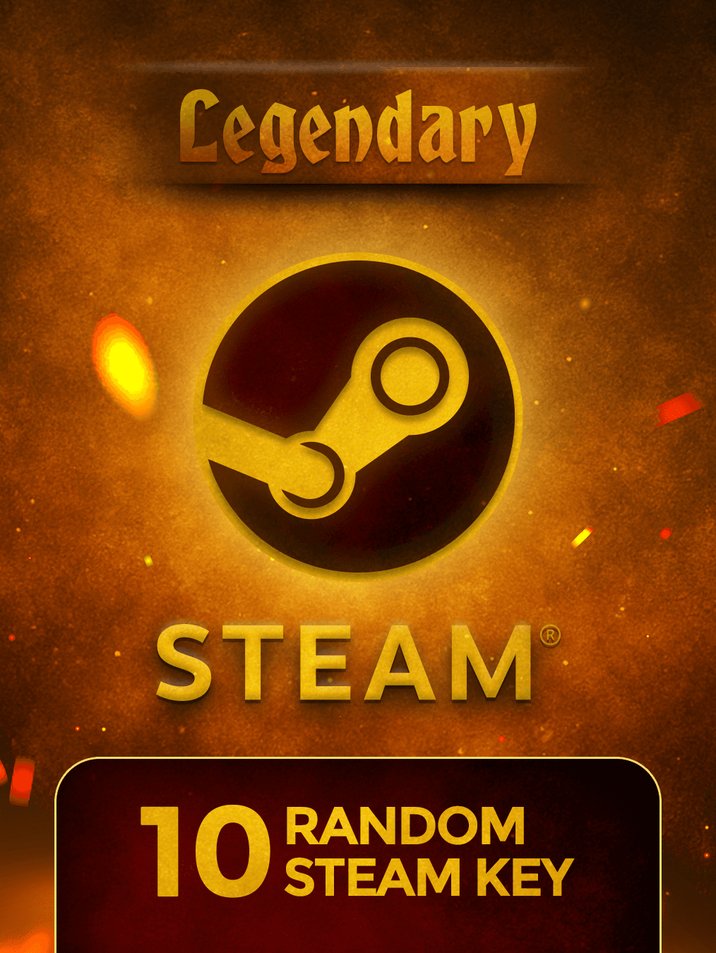 Random Legendary 10 Keys Image