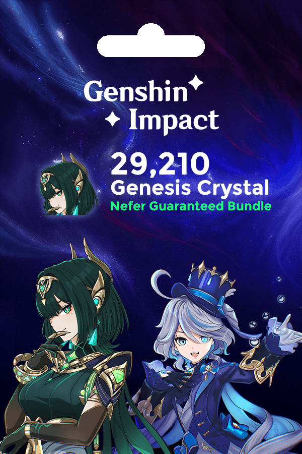 Genshin Impact Nefer Guaranteed Bundle - 29210 Crystals Image