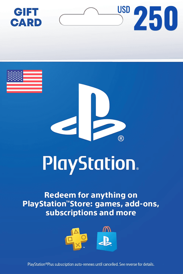 Playstation Network Card • US$ 250