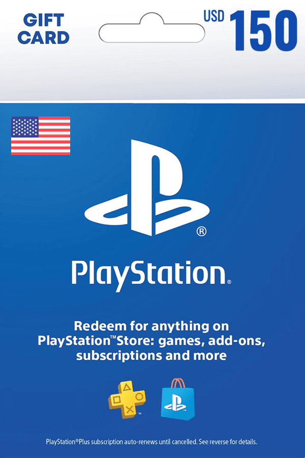 Playstation Network Card • US$ 150