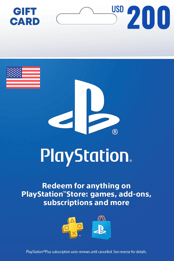 Playstation Network Card • US$ 200