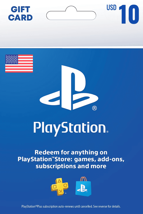 Playstation Network Card • US$ 10