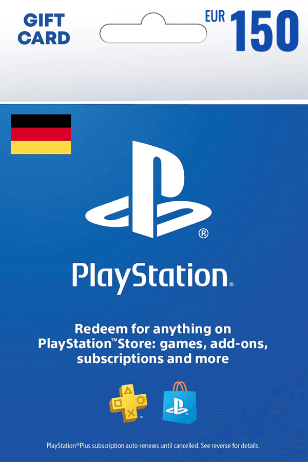 Playstation Network Card • EURO 150 (DE)