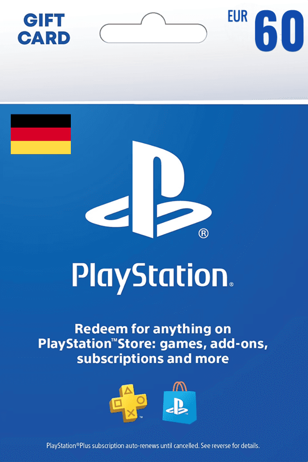 Playstation Network Card • EURO 60 (DE)