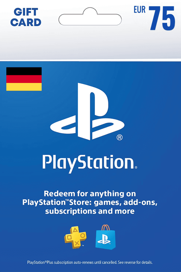 Playstation Network Card • EURO 75 (DE)