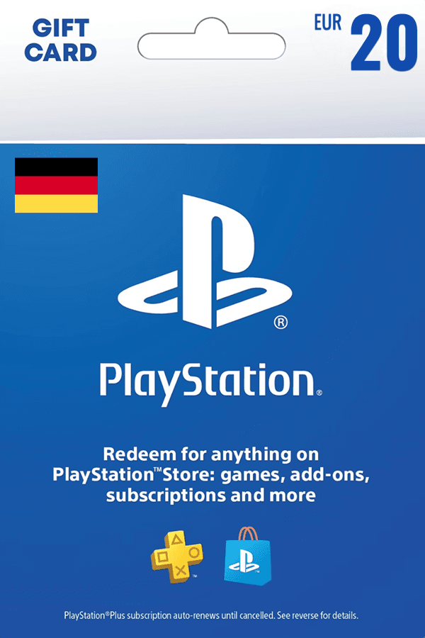 Playstation Network Card • EURO 20 (DE)