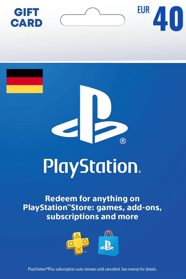Playstation Network Card • EURO 40 (DE)