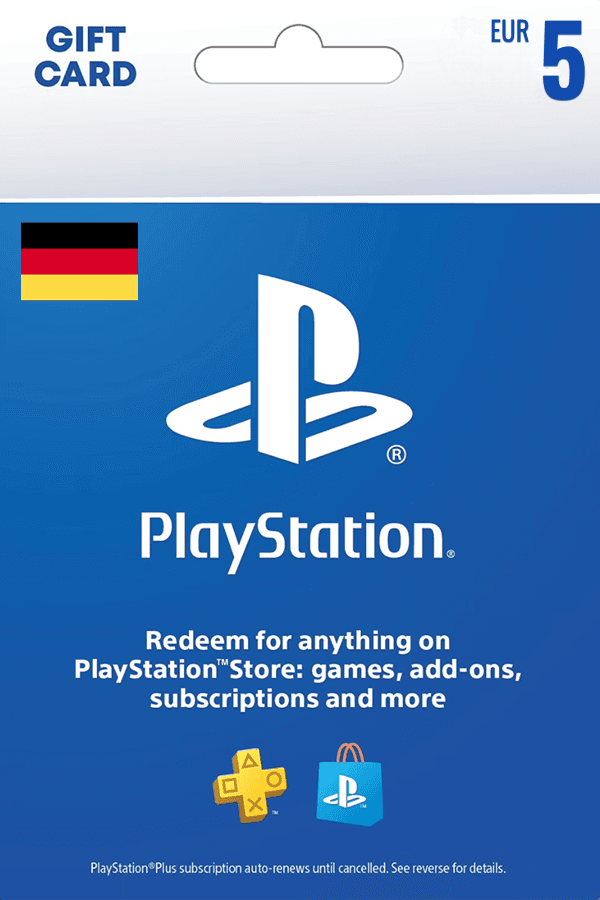 Playstation Network Card • EURO 5 (DE)