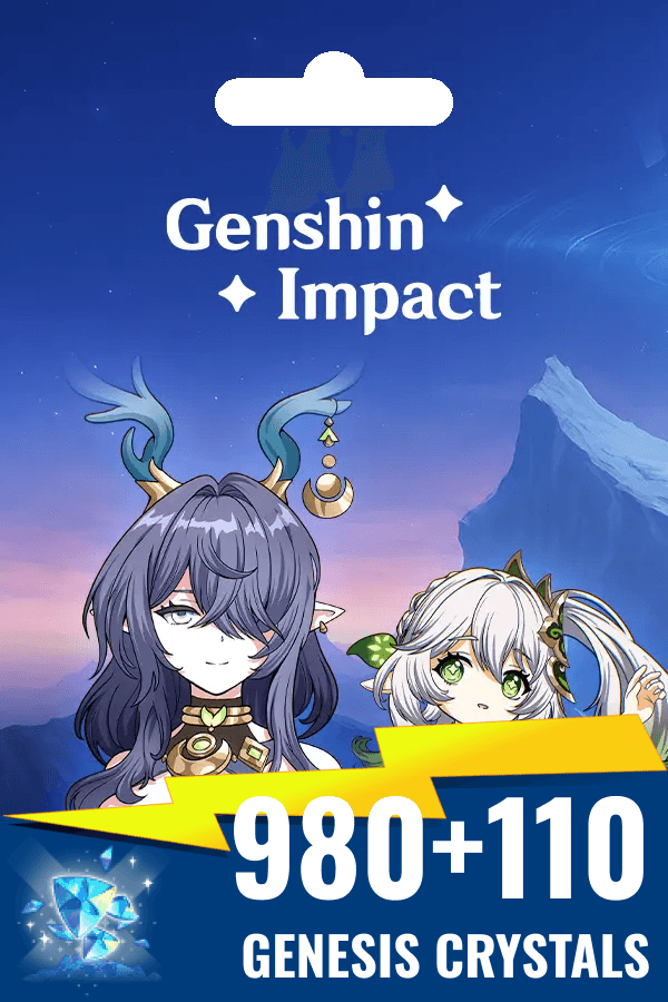 Genshin Impact • 980+110 Genesis Crystals