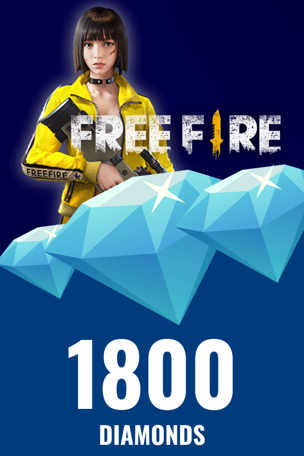 Garena Free Fire • 1800 Diamonds