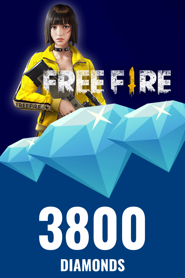 Garena Free Fire • 3800 Diamonds