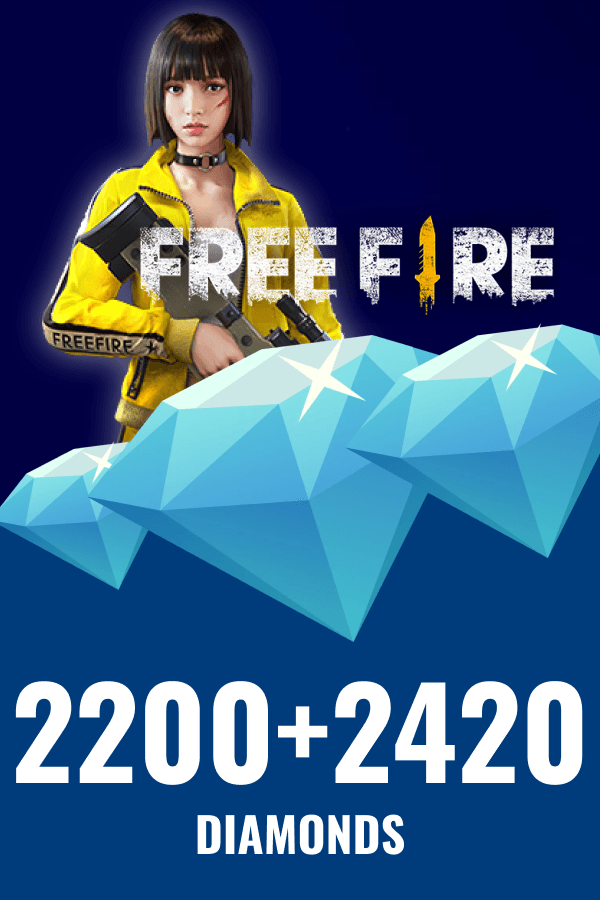 Garena Free Fire • 2200 + 2420 Diamonds
