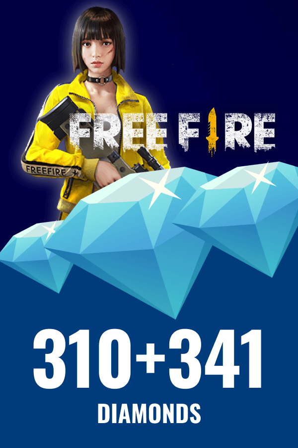 Garena Free Fire • 310 + 341 Diamonds