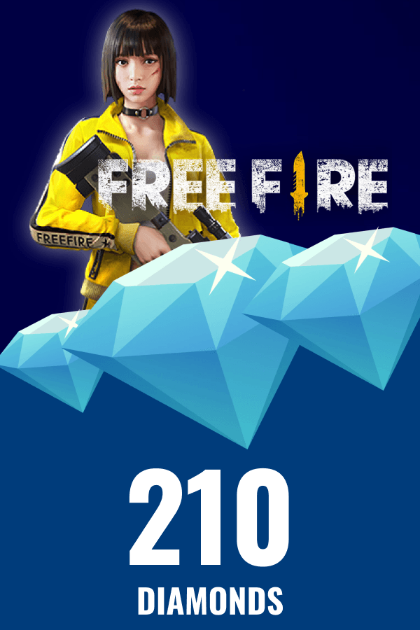 Garena Free Fire • 210 Diamonds