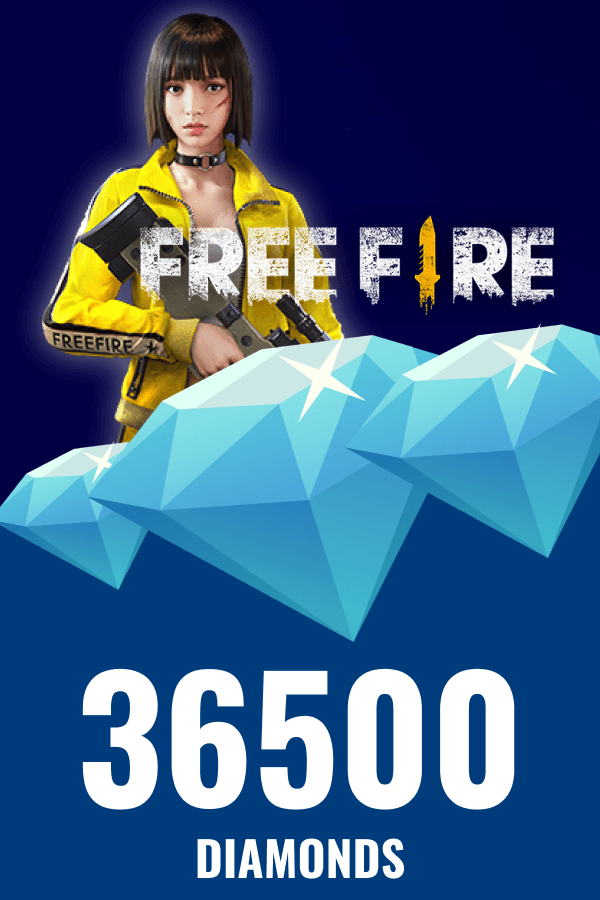 Garena Free Fire • 36500 Diamonds