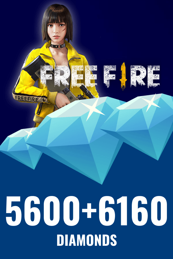 Garena Free Fire • 5600 + 6160 Diamonds