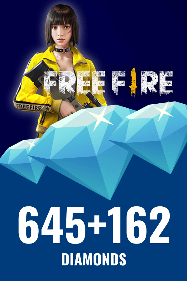 Garena Free Fire • 645 + 162 Diamonds