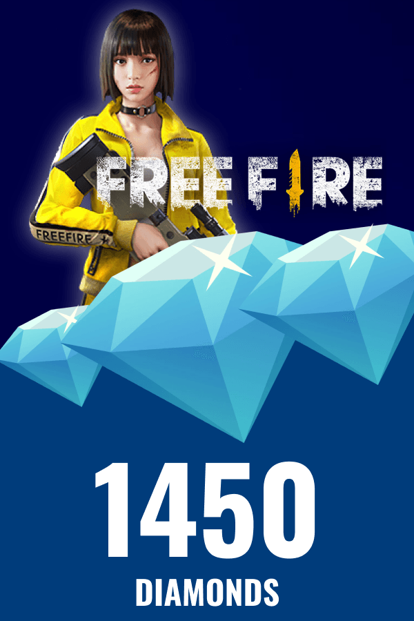 Garena Free Fire • 1450 Diamonds