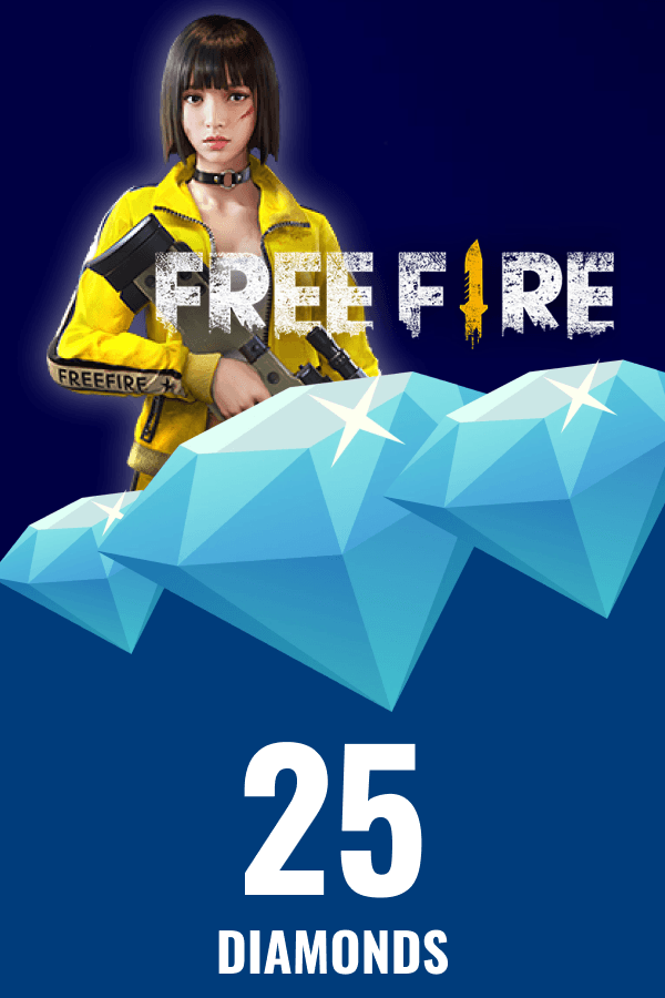 Garena Free Fire • 25 Diamonds