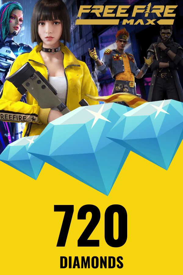 Garena Free Fire MAX • 720 Diamond