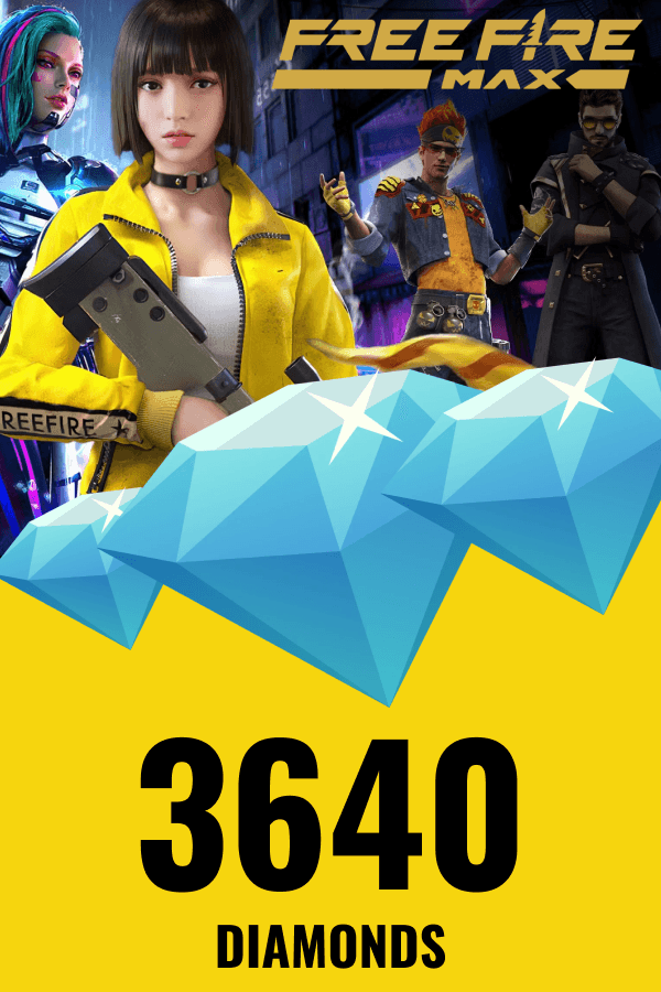 Garena Free Fire MAX • 3640 Diamond