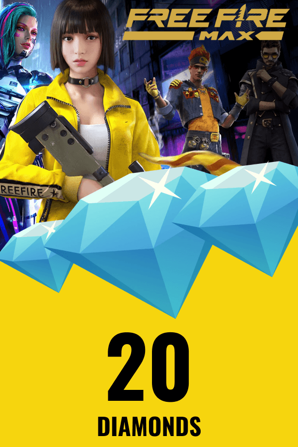 Garena Free Fire MAX • 20 Diamond