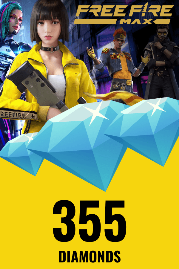 Garena Free Fire MAX • 355 Diamond