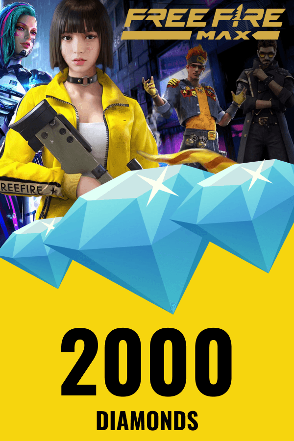 Garena Free Fire MAX • 2000 Diamond