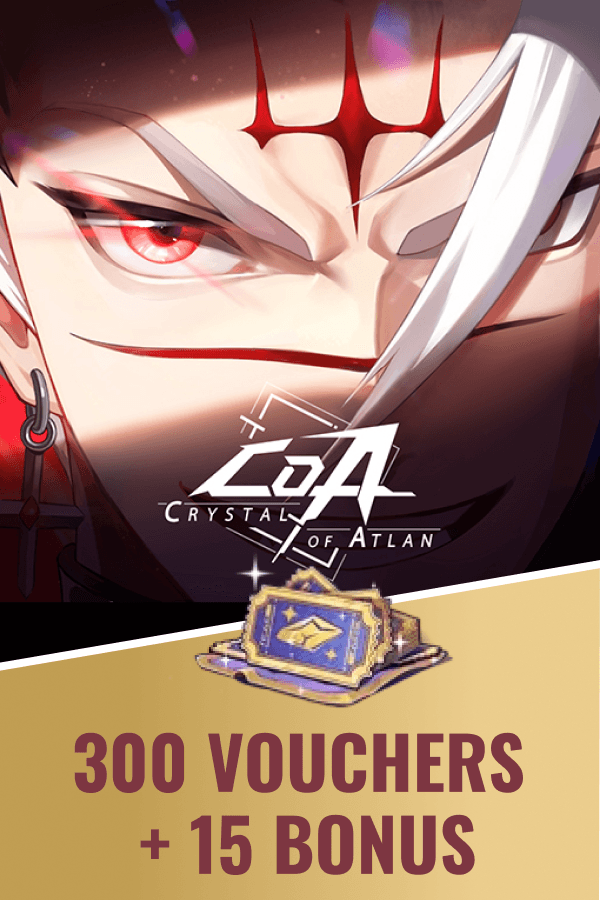 Crystal of Atlan • 300 Vouchers + 15 Bonus