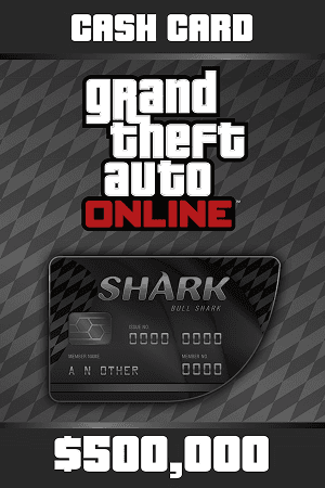 Grand Theft Auto V • Bull Shark Cash Card: $500,000
