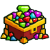 Growtopia - Top Up Chest O' Gem (60,000 Gem + 7 WL)