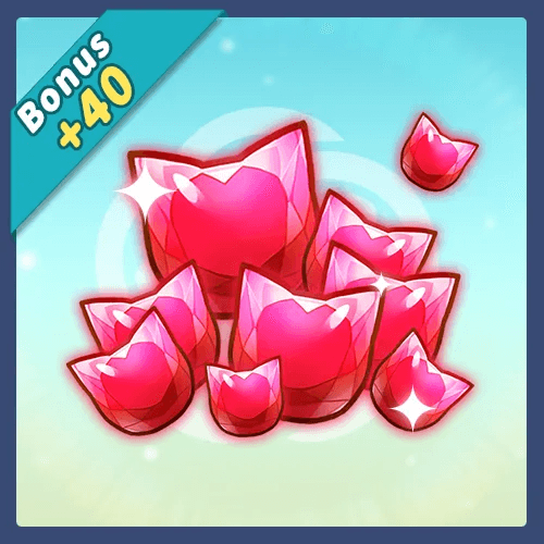 Ninja Defenders : Cat Shinobi - Top Up Ruby Cat Stones x640 + 40
