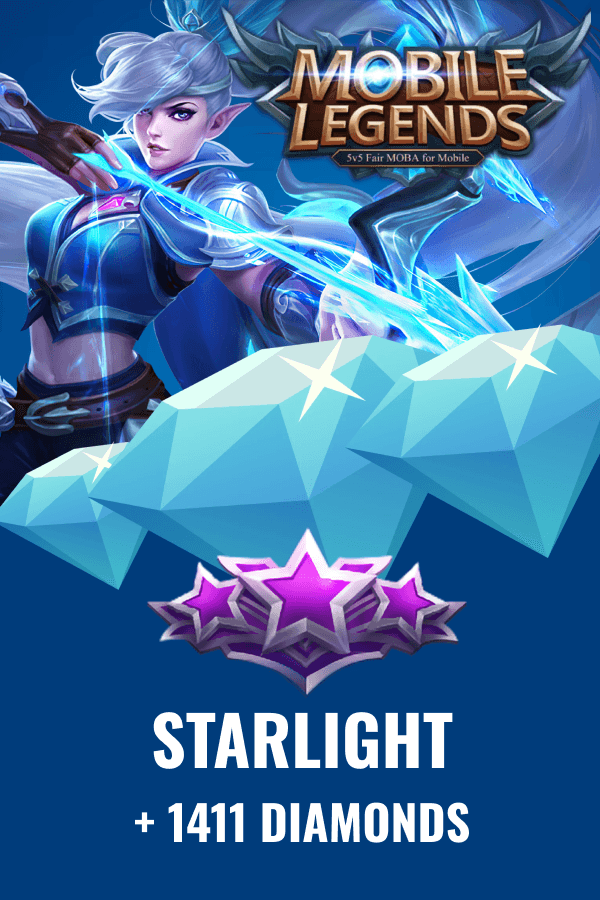 Mobile Legends • Starlight + 1411 Diamonds