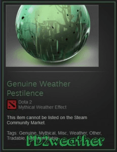 Gambar Product Genuine Weather Pestilence (Weather)