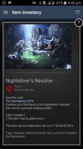 Gambar Product Nightsilver's Resolve (Set Luna)