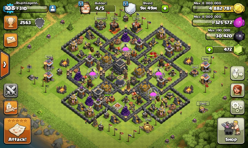 Gambar Product Coc th9 max