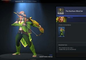 Gambar Product The Northern Wind ( Windranger Bundle Set )