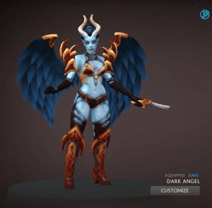 Gambar Product Dark Angel (Queen of Pain Set)