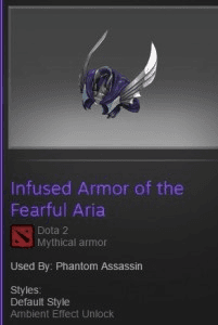 Infused Armor of the Fearful Aria