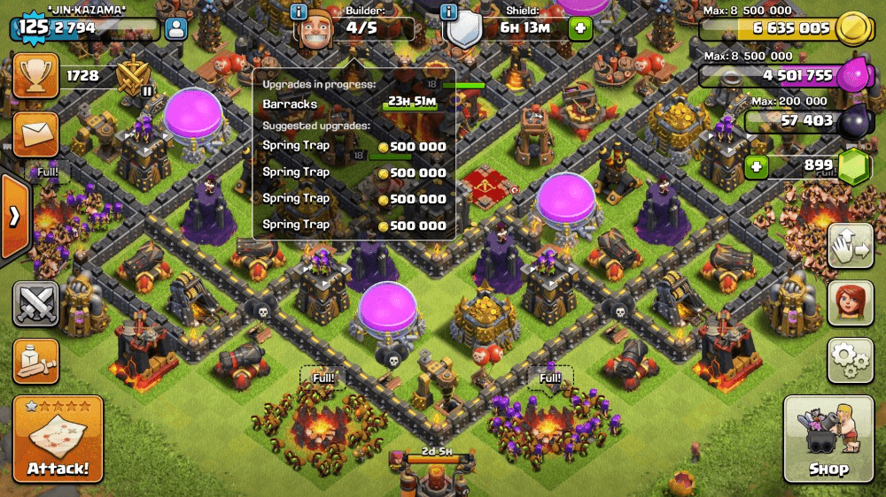 Max Coc Beli Akun COC TH 10 MAX Clash of Clans Terlengkap dan Termurah Maret ...