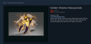 Gambar Product Golden Shadow Masquerade (Immortal Riki)