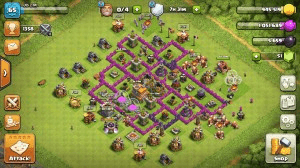 Clash Of Clans Th 7 Minus Wall Defense Max