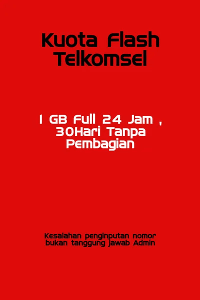 Paket Internet Malam 1 GB (2 Hari)