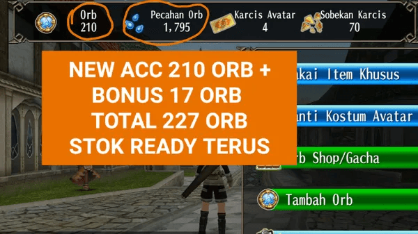 ACCOUNT CONTENTS 210 ORB