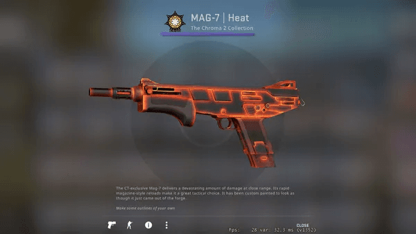 MAG-7 | Heat (Restricted Shotgun)