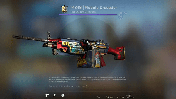 M249 | Nebula Crusader (Restricted Machine Gun)