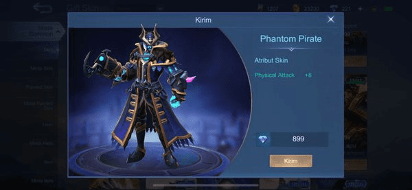 Gambar Product Phantom Pirate (Epic Skin Roger)