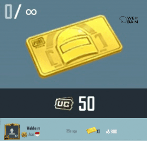 Gambar Product PUBGM POPULARITY EMAS