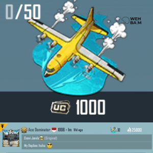 Gambar Product PUBGM POPULARITY PESAWAT