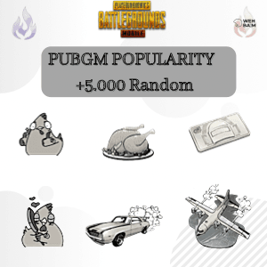 Gambar Product PUBGM POPULARITY +5.000 RANDOM